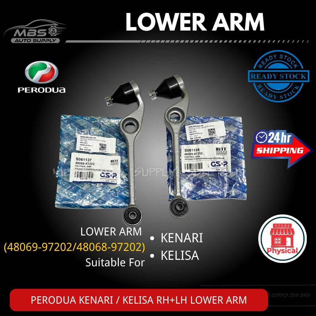 LOWER ARM Perodua Kenari / Kelisa 48069-97202(LH) / 48068-97202(RH) Kereta Lower Arm GSP