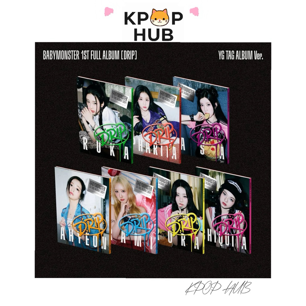 BABYMONSTER - [ DRIP ] อัลบั้มเต็มที่ 1 (YG TAG ALBUM Ver.)