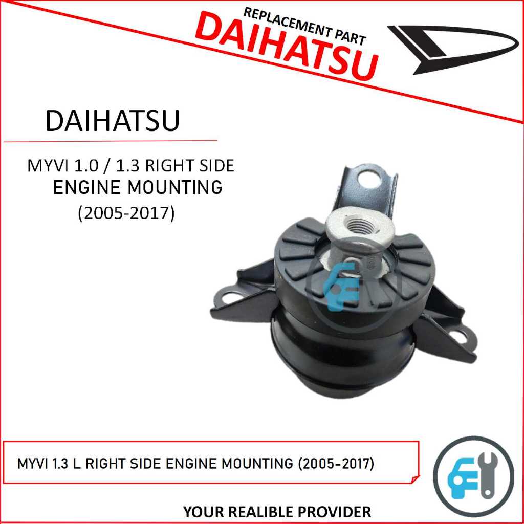 1PC RIGHT ENGINE MOUNTING -12305-BZ020 MYVI (2005-2011),MYVI LAGI BEST 1.3 AUTO MANUAL (2011-2017)