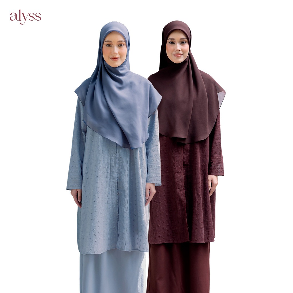 ALYSS RTW Sari Kebarung - Loose Raya Dress (IS)