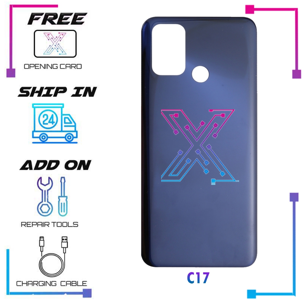 ฝาหลังสําหรับ REALME C17 RMX2101 (กระจกหลัง)