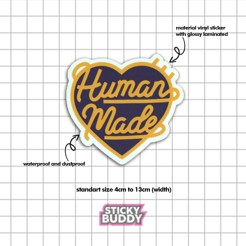 สติ๊กเกอร์ ( HumanMade Purple )