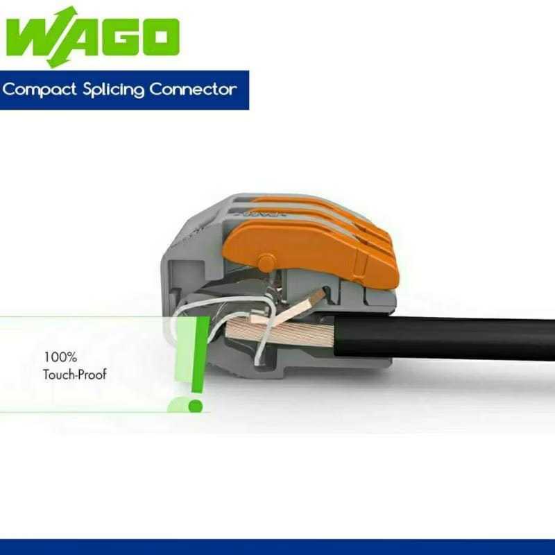 Wago Universal Connector สายไฟขนาดกะทัดรัด 222-415 (PCT215)