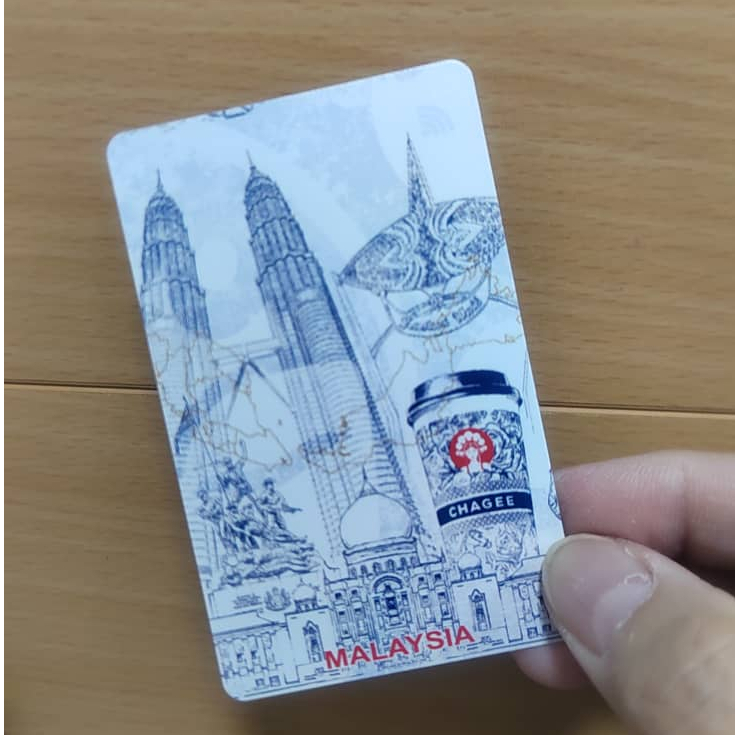 บริการการพิมพ์ UV Touch N Go Card /การ์ดสมาชิก - / Chagee Custom Design NFC TNG Card Touch and Go Ca