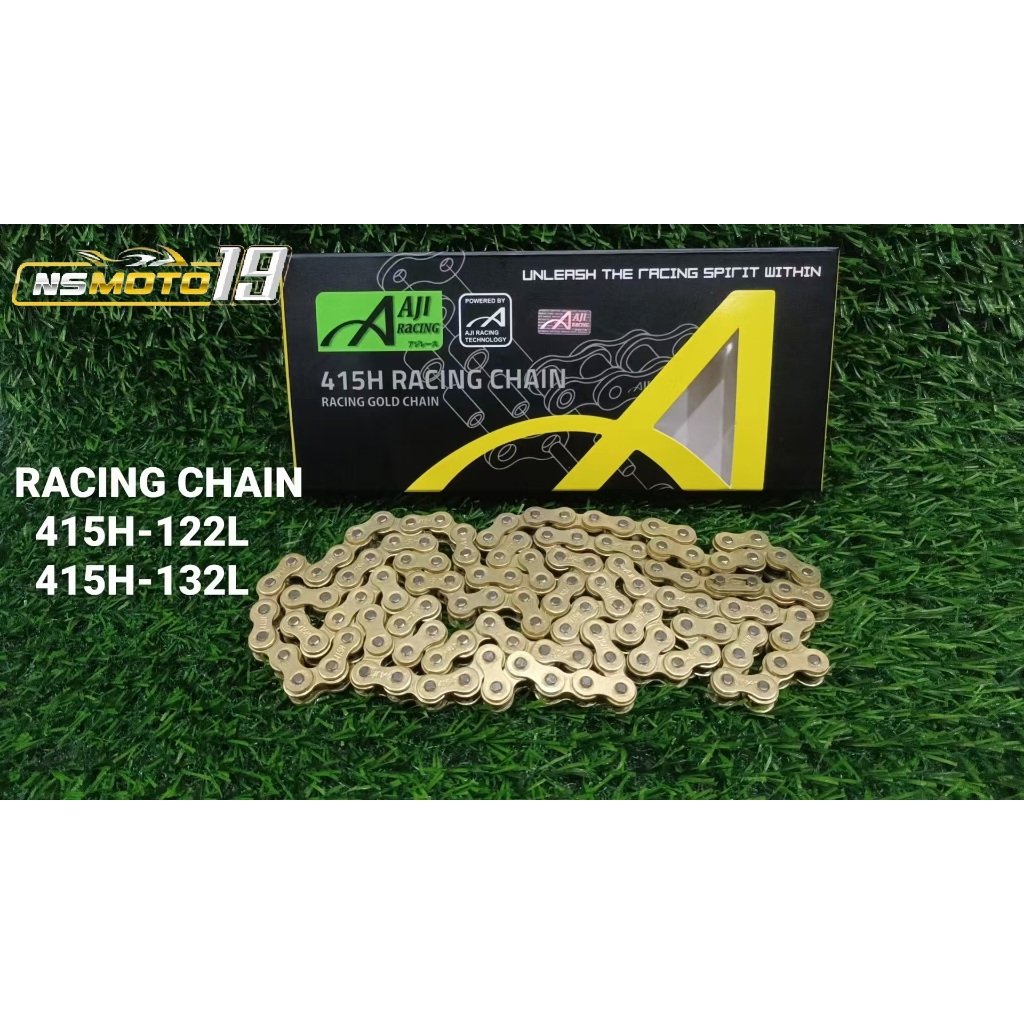 โซ่ AJI RACING YOSHIPOWER RANTAI MOTORSIKAL ORING 415HX122L 415HX132L 428HX122L 428HO-132L 428HO-132