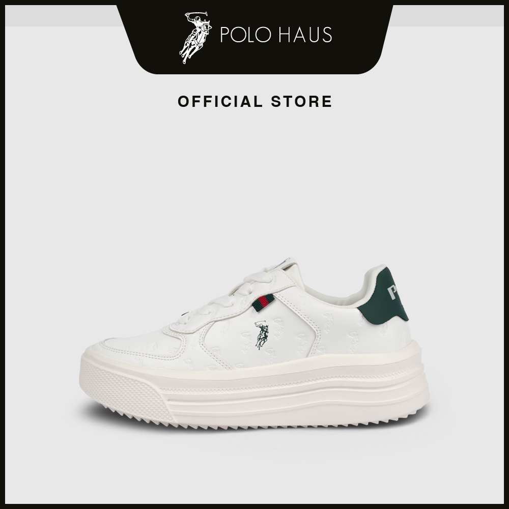 POLO Ladies Eisley Classic Platform รองเท้าผ้าใบ -P62509-KN01SV-73-สีเขียว