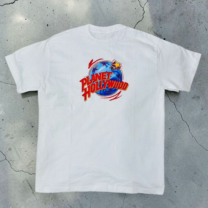 เสื้อยืดผู้ใหญ่ Hollywood Planet Design Simple Logo Confortable