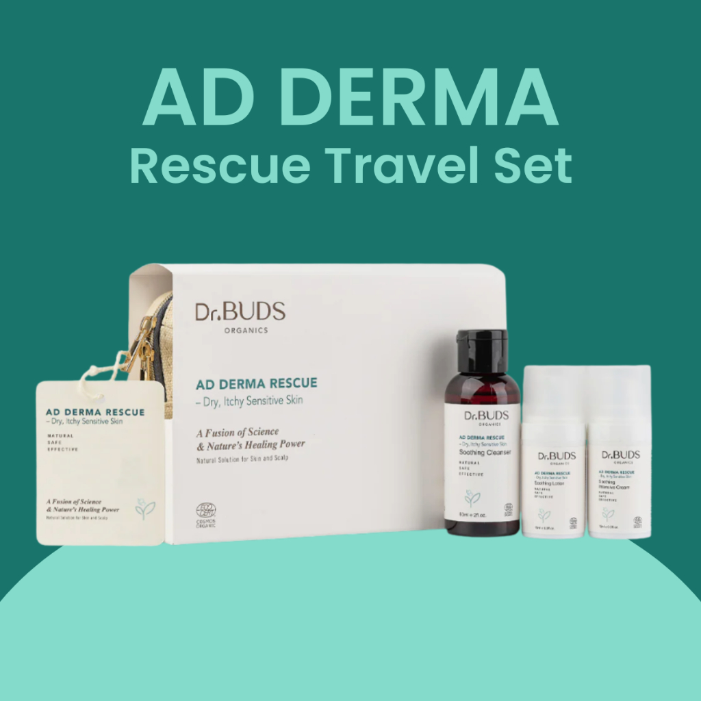 DR BUDS Organics Ad Derma Rescue Travel Set