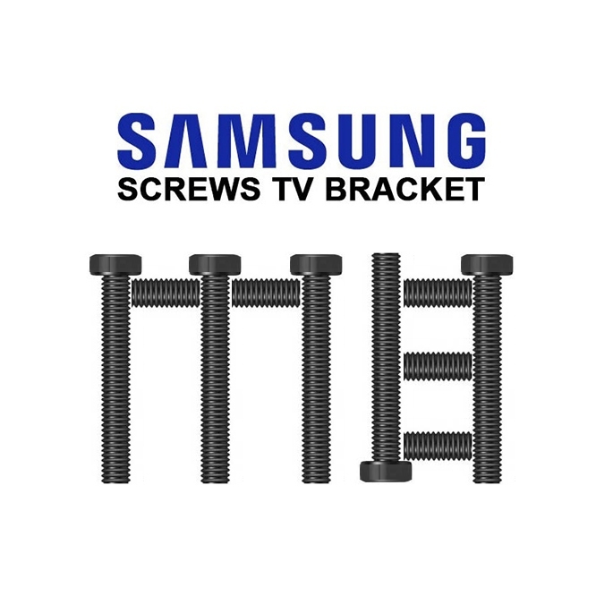 [4 ชิ้น] M8 TV SCREW สําหรับ SAMSUNG TV Bracket Wall Mount Holes (ไม่มีวงเล็บ)