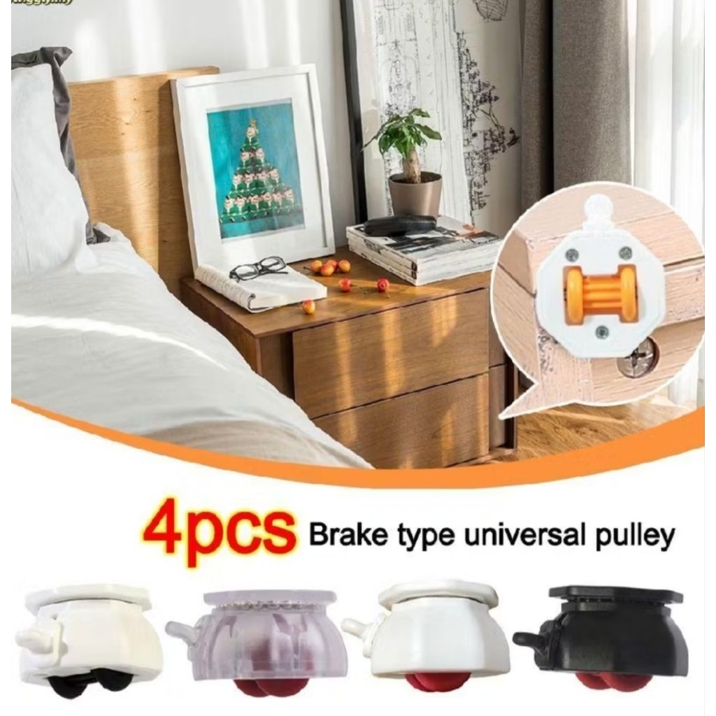 ️ Wiggly 4 ชิ้น Universal Wheel มีกาวในตัว ️