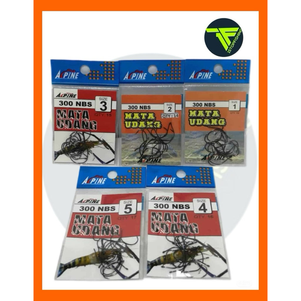 HOOK,ALPINE MATA UDANG / PRAWN HOOK 300NBS