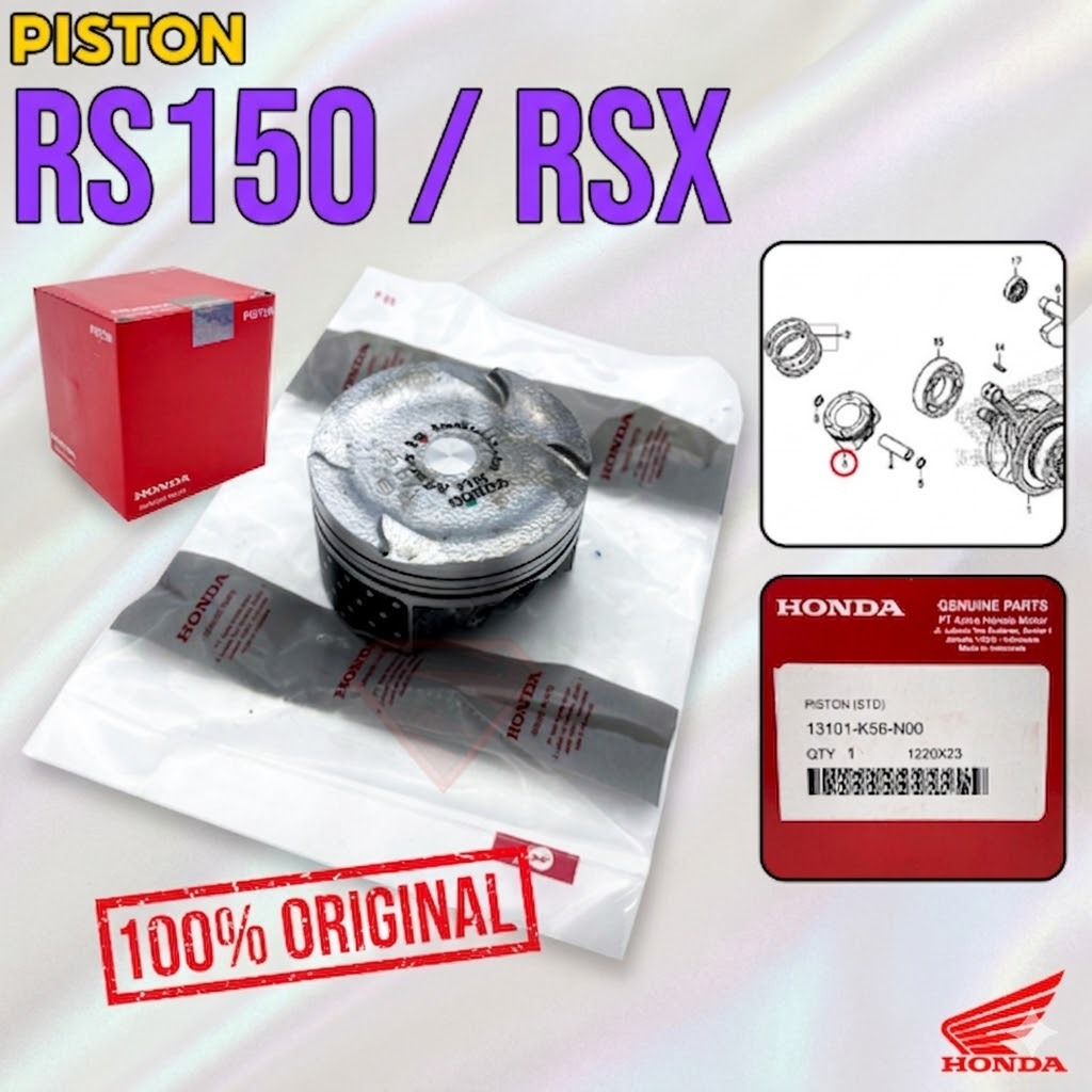 HONDA PISTON STANDARD (STD) RS150 V1 V2 RS150R RS-X RSX150 CBR150 CBR150R 13101-K56-N00