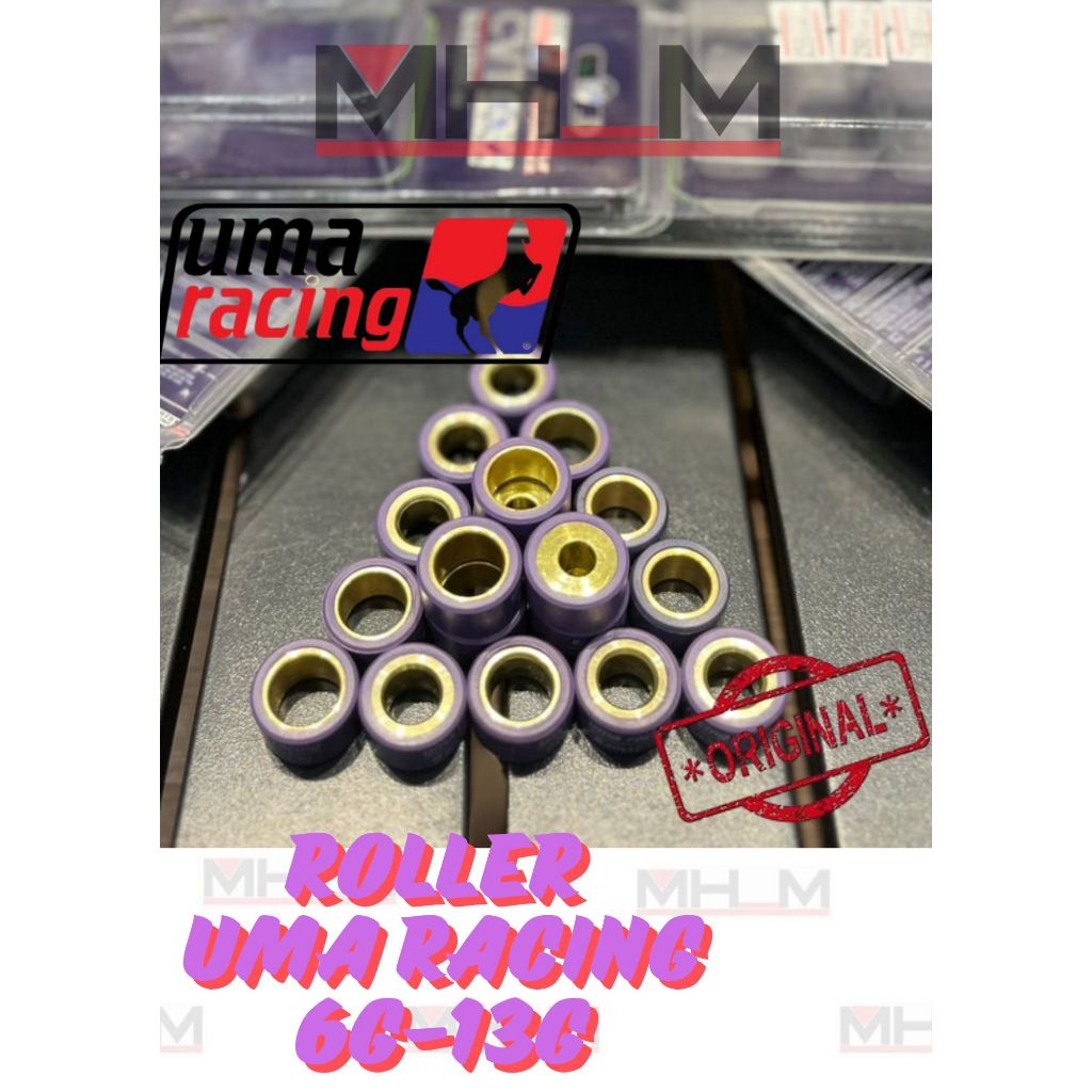 UMA RACING ROLLER, YAMAHA NVX NMAX CVT ROLLER 6GM / 7GM / 8GM / 9GM / 10GM / 12GM (ขายต่อชิ้น)