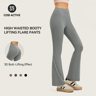 COSI ACTIVE Fitness Pants High Waist Hip-lifting High-elastic Training Yoga Trousers Running Flared