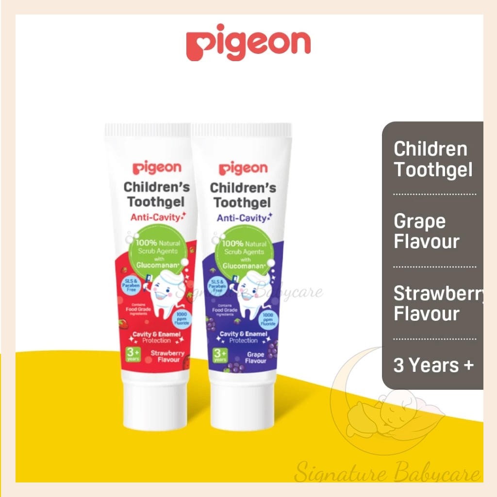 Pigeon ยาสีฟันสําหรับเด็ก Toothgel Anti Cavity