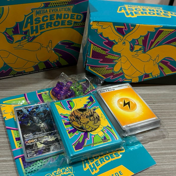 Ascended Heroes Etb Box & Accesories (ไม่มีแพ็ค)