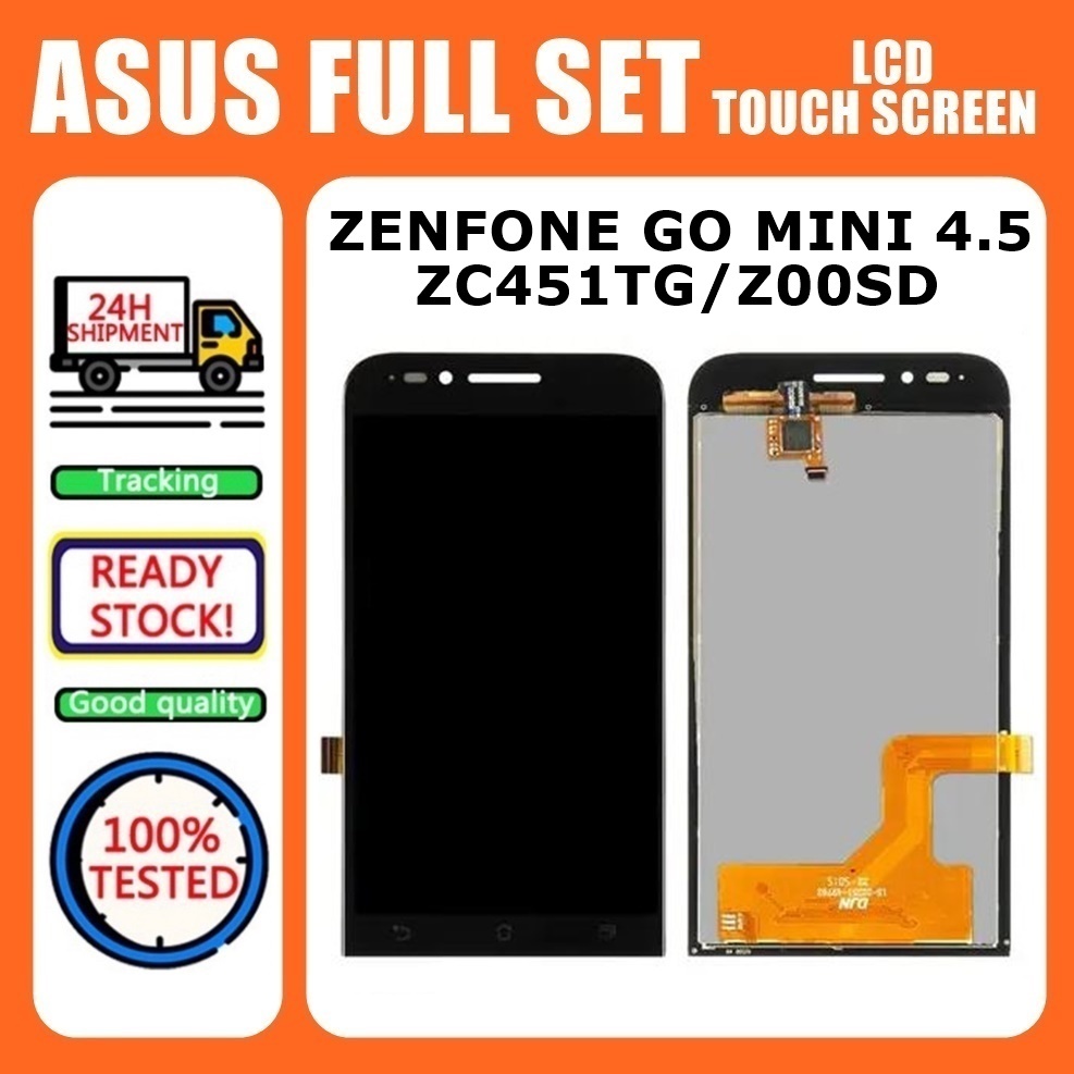 Asus Go Mini 4.5 ZC451TG Z00SD หน้าจอสัมผัส LCD ชุดเปลี่ยนหน้าจอ Digitizer อะไหล่
