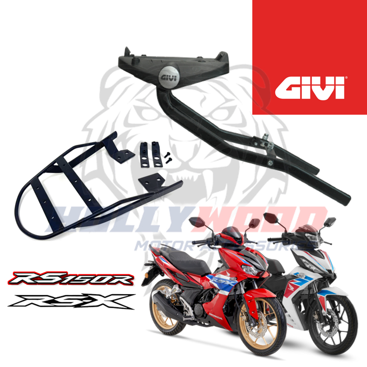 GIVI MARTRACK HONDA RS150 RSX RSX150 + กล่อง GIVI TANKER ABS TOP BOX