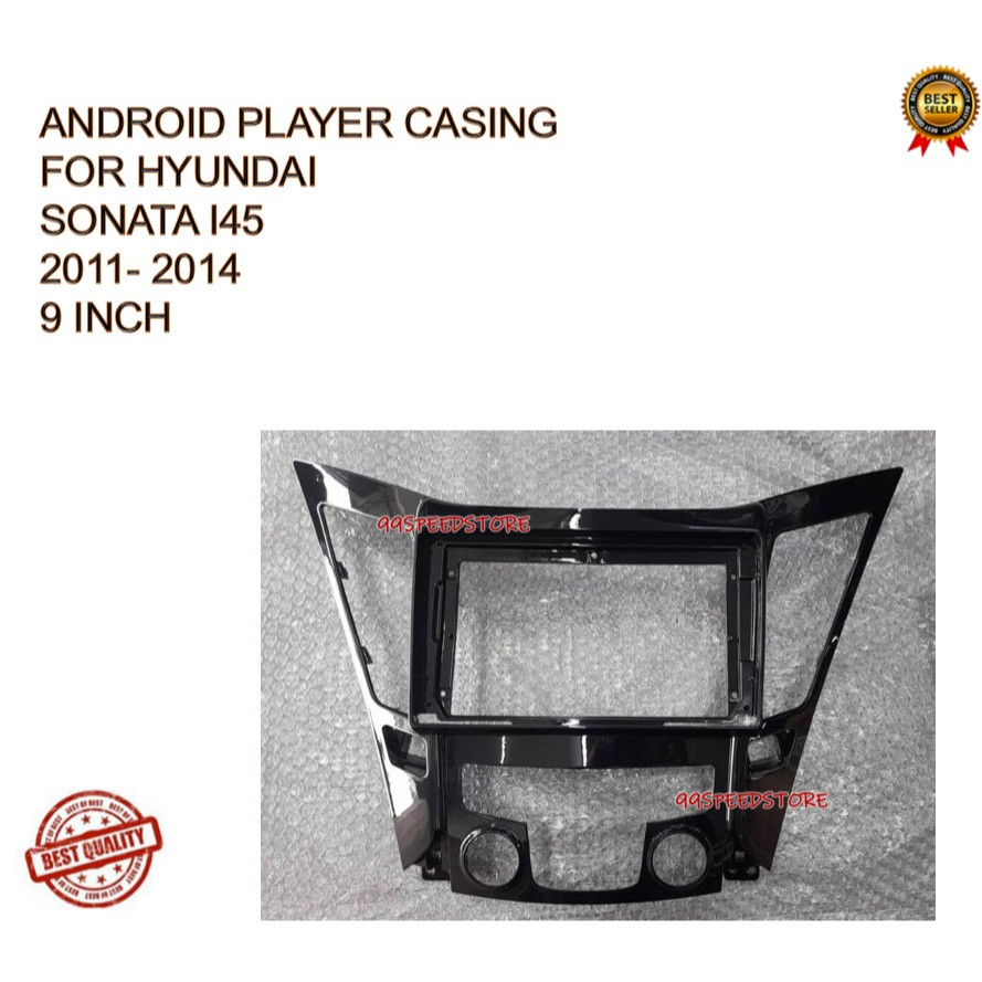 ปลอกเครื่องเล่น Android 9" นิ้วสําหรับ Hyundai Sonata i45 2011- 2014