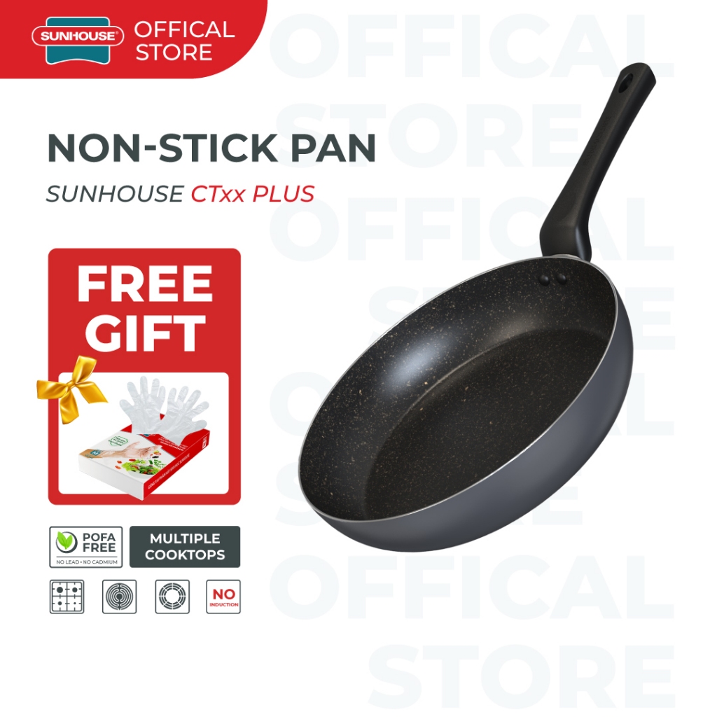 Sunhouse Non-Stick Frypan CT Plus 18-20- 24-26-28 ซม. 1 ชิ้น