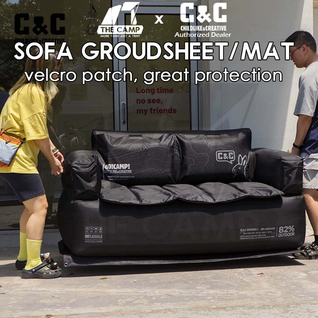CC Sofa Groundsheet Mat Single / Double Day Dream Outdoor Camping Leisure Inflation Lazy Bed