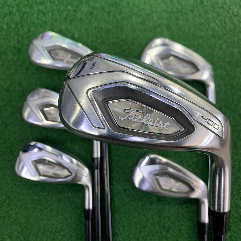 ชุดเตารีด Titleist T400 7-9,P.W43.W49 MCI 70 FlexR มือสอง 260410-054