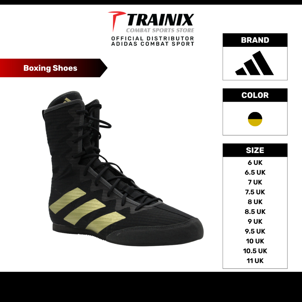 ADIDAS BOXING SHOES - BOX HOG 4 (GZ6116) Kasut Sukan Training Shoes Kasut Adidas Sport Boxing Shoes