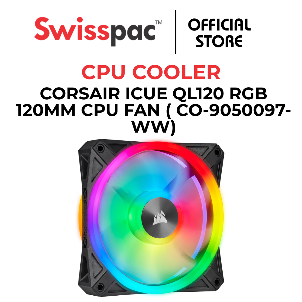 CORSAIR ICUE QL120 RGB 120MM CPU FAN ( CO-9050097-WW)