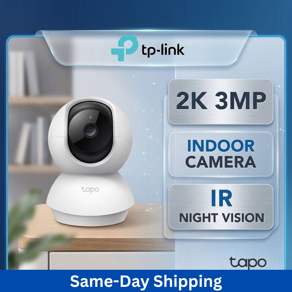 TP-Link Tapo TC71 2K 3MP WiFi กล้องวงจรปิด IP Home Security กล้อง 360 องศา Night Vision 2 Way Audio