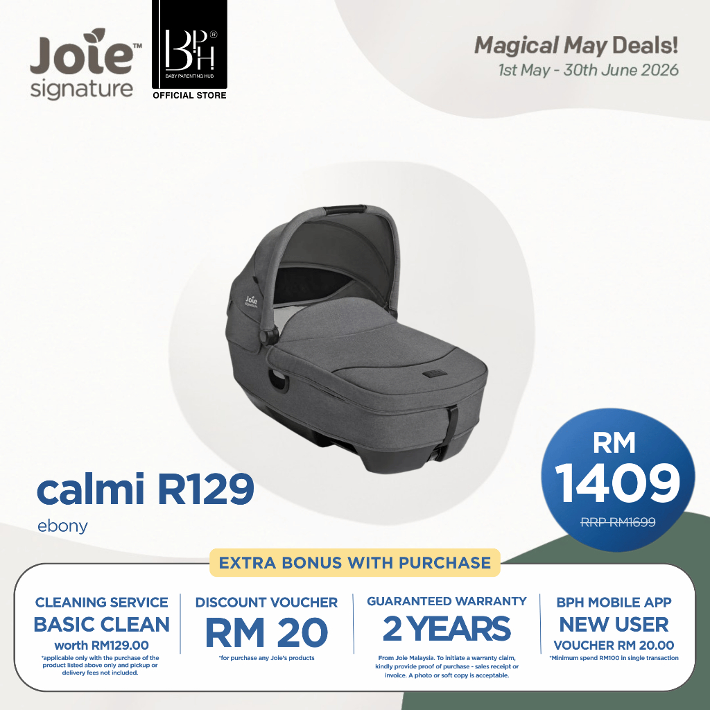 Joie Signature Calmi R129 (40cm - 75cm; แรกเกิดถึงประมาณ 12 เดือน)
