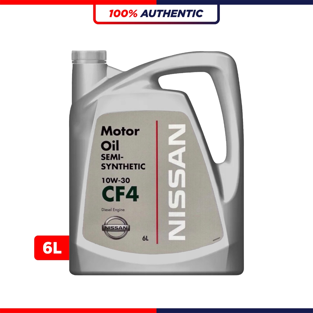 NISSAN 10W30 CF4 น้ํามันเครื่องดีเซลกึ่งสังเคราะห์ (6L) 10W-30