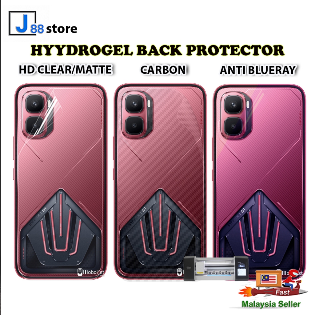 Infinix GT 50 Pro GT 30 Pro 30 GT 20 Pro 5G GT 10 Pro Back Hydrogel ป้องกันหน้าจอ Carbon Matte Film 