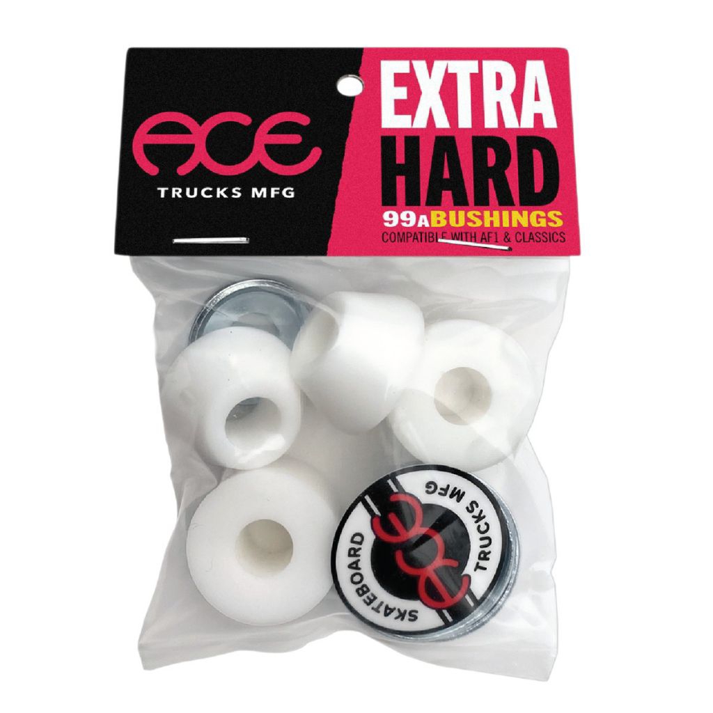 Ace Skateboard Trucks Bushing Extra Hard 99A- สีขาว