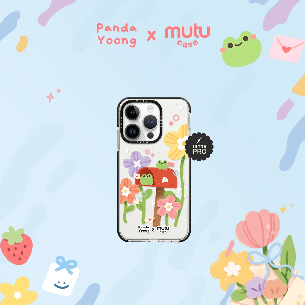 Garden Mail Delivery - เคส Panda Yoong x Mutu (Ultra Pro) เข้ากันได้กับ iP17PROMAX