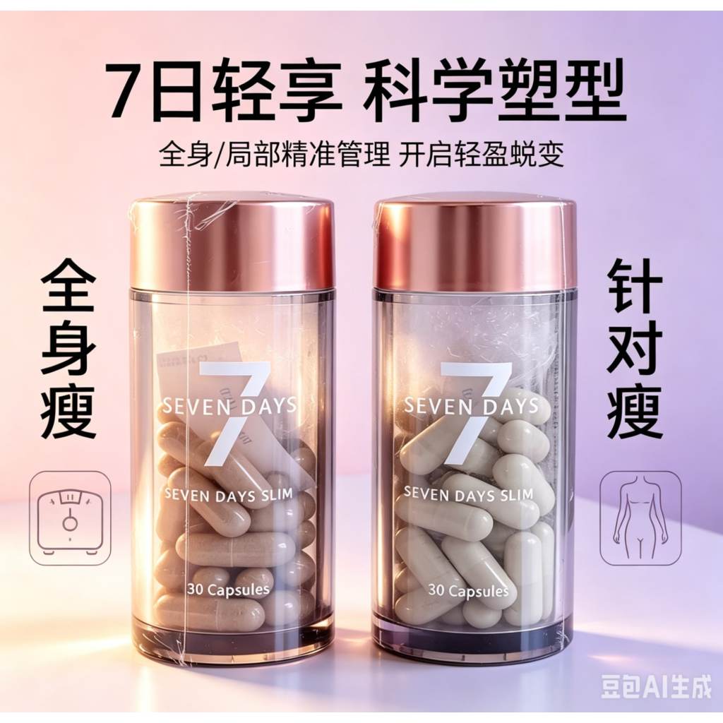 强加版 七天 ไม่จํากัดเพศ 4.0 ใหม่ IMPROVE VERSION 7 DAYS SLIM 4.0 SEVEN DAYS ผู้ชายและผู้หญิงที่มีประสิทธ
