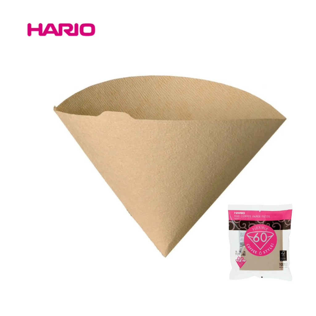 HARIO - V60 01 Filter Papper Brown/White