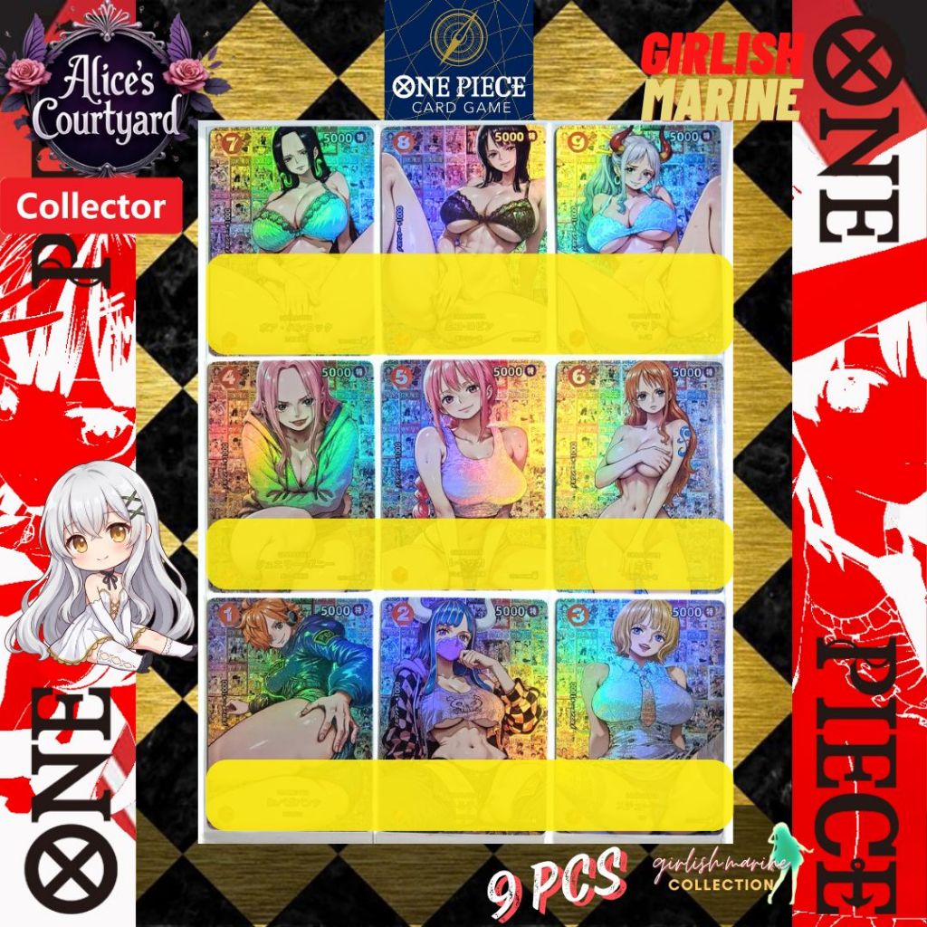 [DIY CARD][One Piece TCG] DIY การ์ดอะนิเมะแบบกําหนดเอง One Piece ปกผนัง ผนึก墙面-W0416