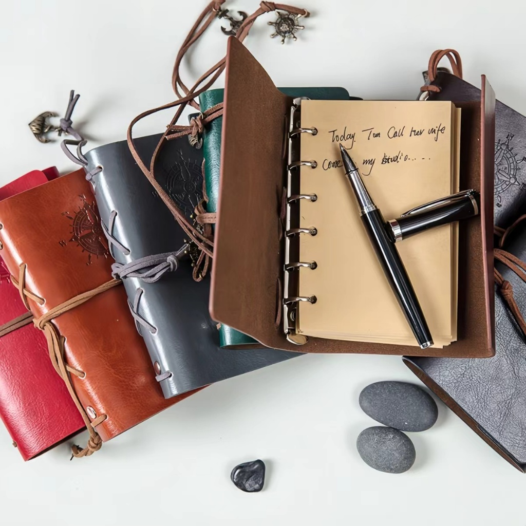 A5 A7 Vintage Journal Notebook Retro Memo Book Travel Diary School Office