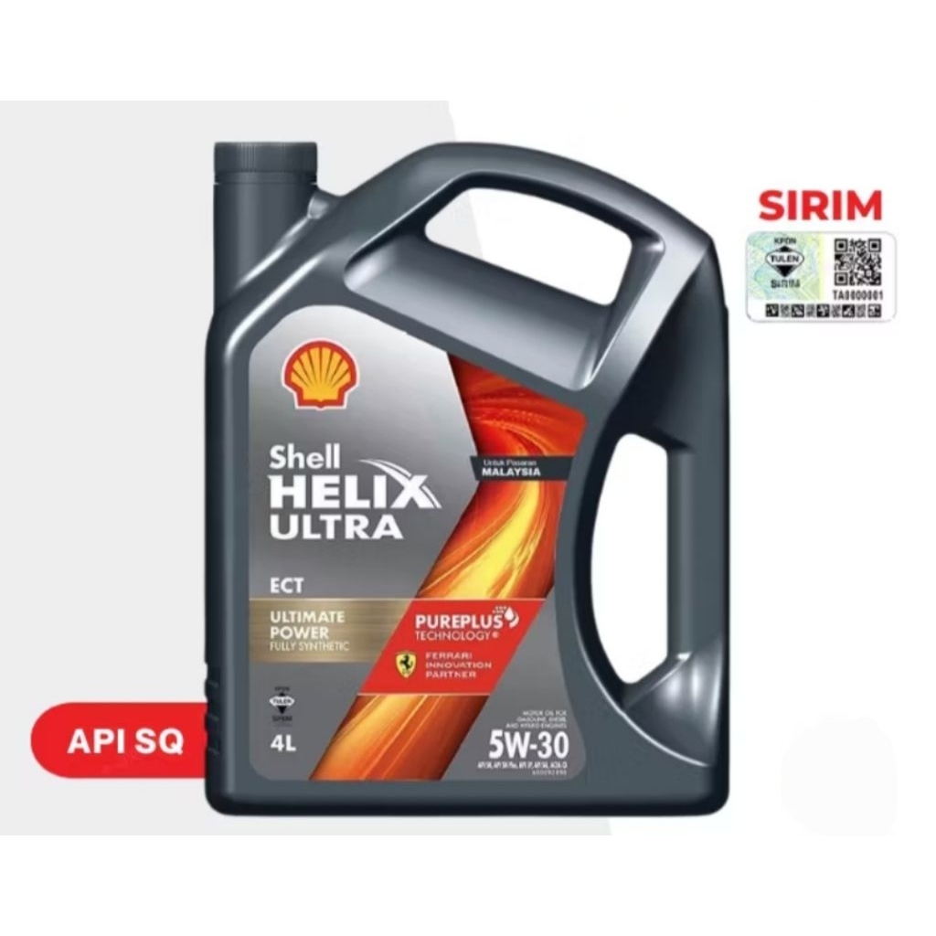 SHELL HELIX ULTRA 5W30 ECT - 4LITER