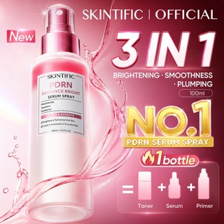 [MimiLana approved,Live-exclusive] SKINTIFIC PDRN Radiance Bright Serum Spray | Instant Glow, Niacinamide Whiten, Smooth