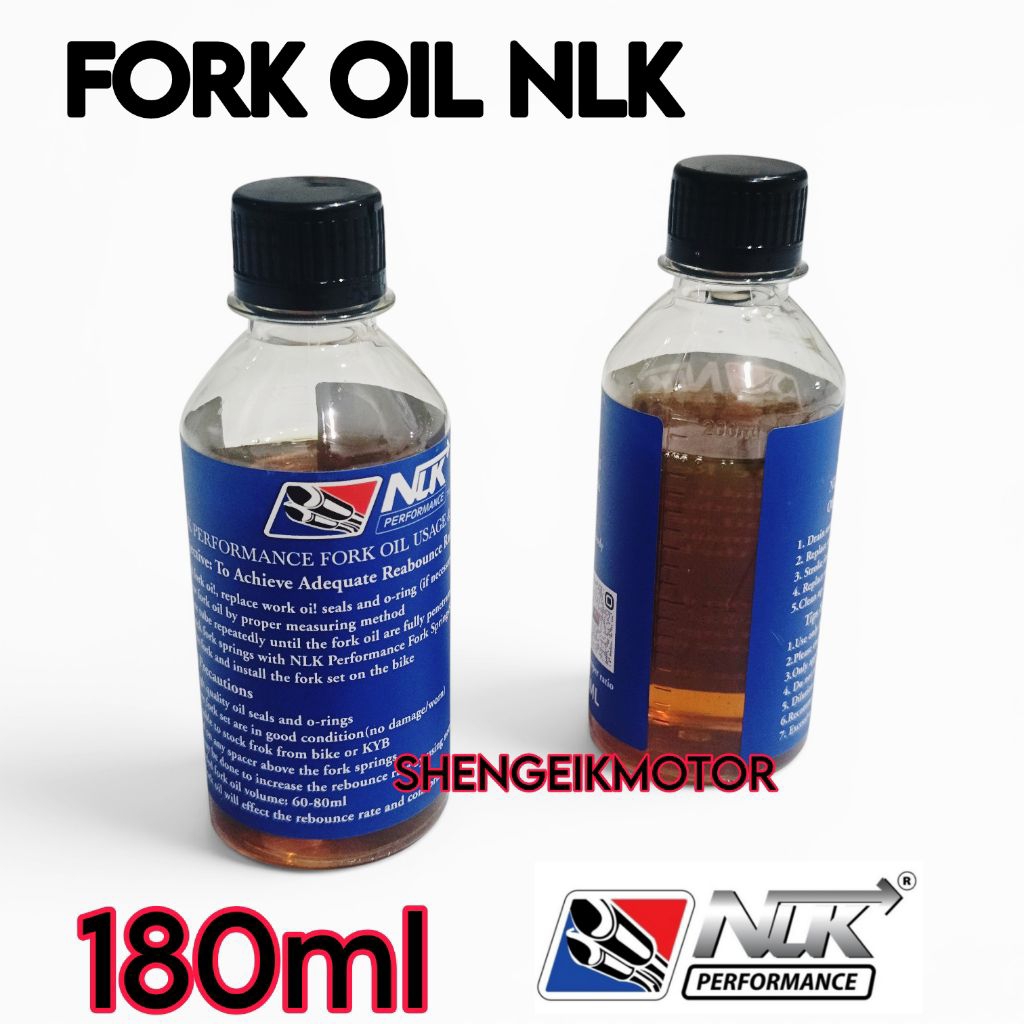 FORK OIL 180ML NLK PERFORMANCE MINYAK FORK NLK 180ML