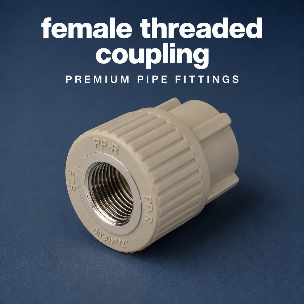 PPR ข้อต่อท่อหญิงเกลียวเกลียว 20xRP1/2"f 25xRP3/4"f 32xRP3/4"f 内丝接头/