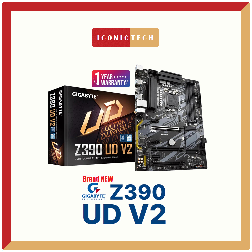 GIGABYTE Z390 UD V2 ASUS TUF B365M-PLUS WIFI MSI B360M Gaming Plus INTEL GEN 8 & GEN 9 เมนบอร์ด