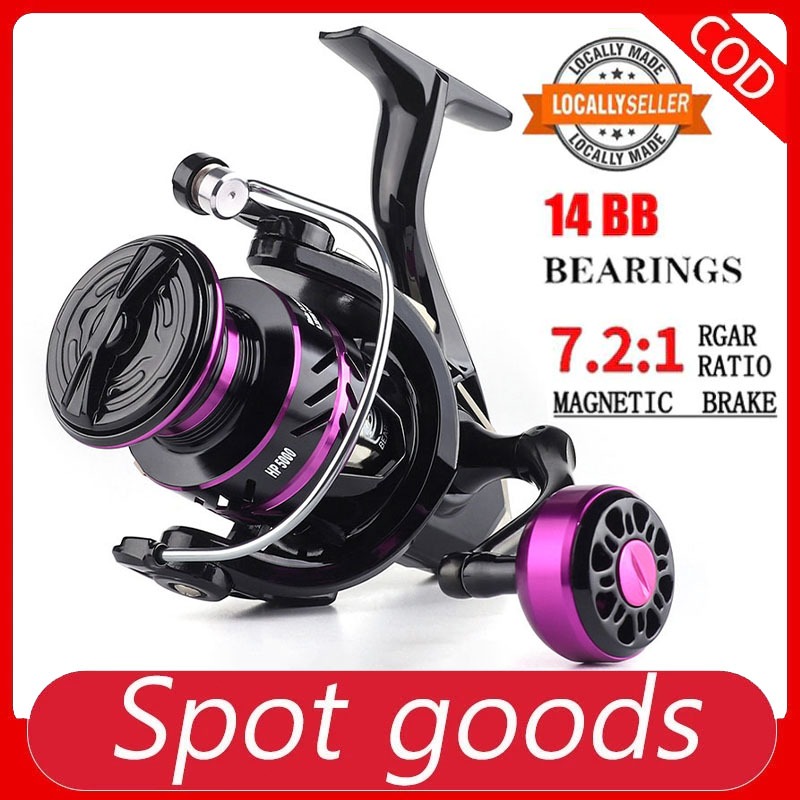 DAIWA Reel Spinning Daiwa Reel Mesin Pancing Casting Reel ตกปลา Reel Baitcasting Reel โลหะ Reel