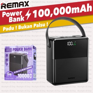 REMAX 100000mAh Power Bank 100k Powerbank Charger USB Type C Usb C Camping Large Besar Huge FP1 Original Quick Outdoor