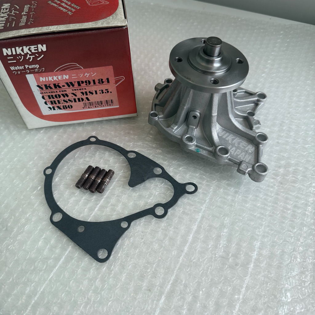 NIKKEN JAPAN TOYOTA CROWN MS135 CRESSIDA MX80 SOARER MZ20 SUPRA 7MGE 7MGTE ปั๊มน้ํา NKK-WP9184