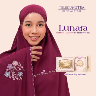 LUNARA by Telekung Tea | Premium Embroidered Telekung + Gift Box