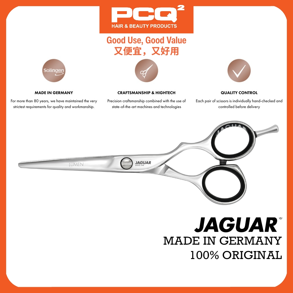 กรรไกรตัดผม Jaguar WHITE LINE LUMEN 6in