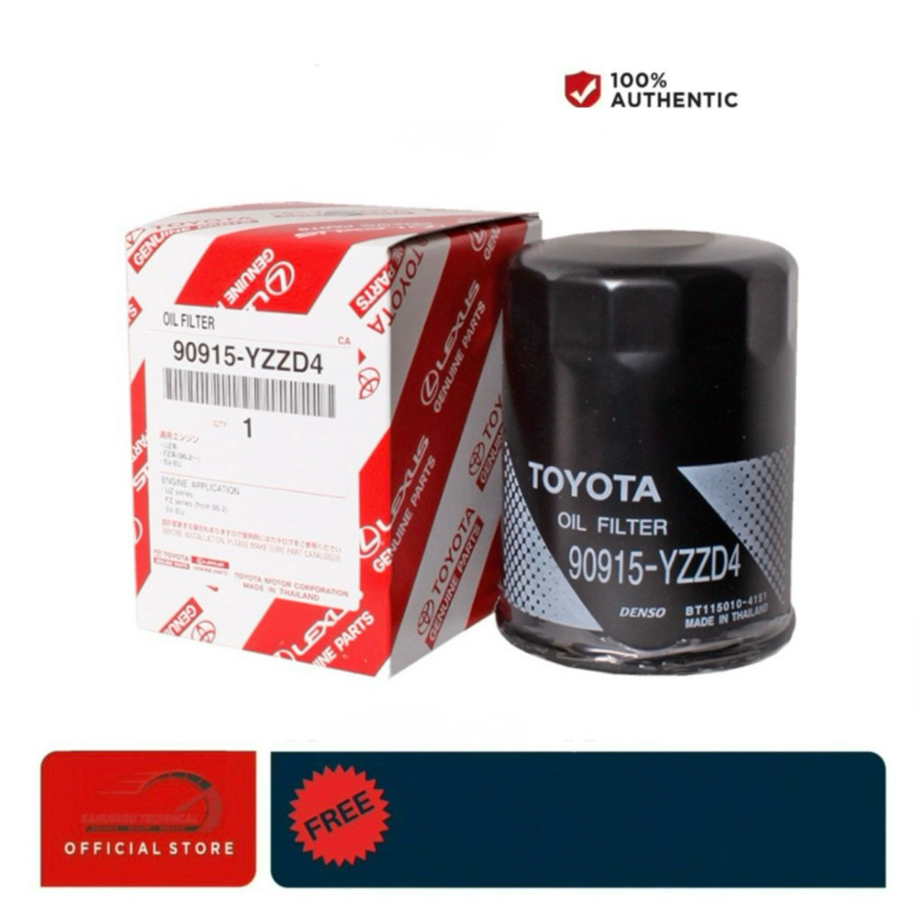 90915-YZZD4 กรองน้ํามันเครื่อง Toyota สําหรับ