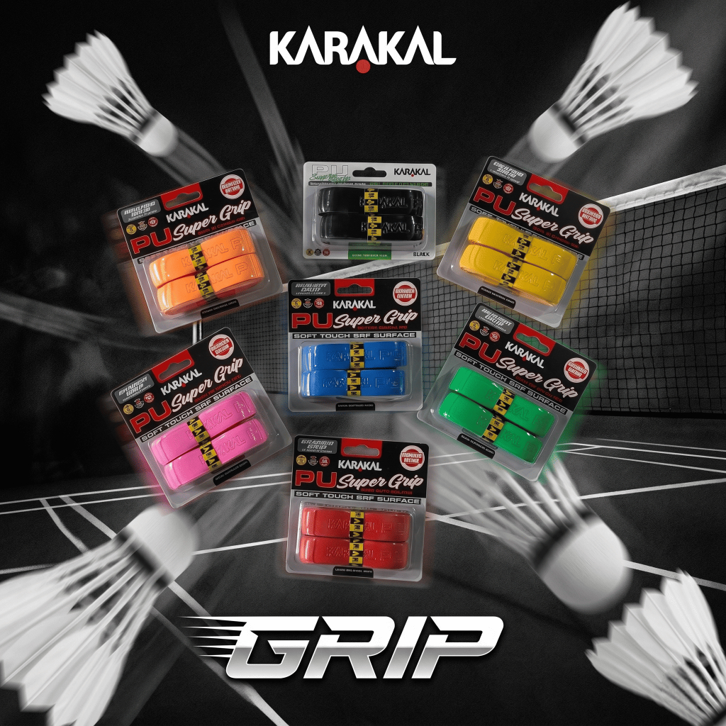 ไม้แบดมินตัน Karakal PU Super Grip (1 ชิ้น)